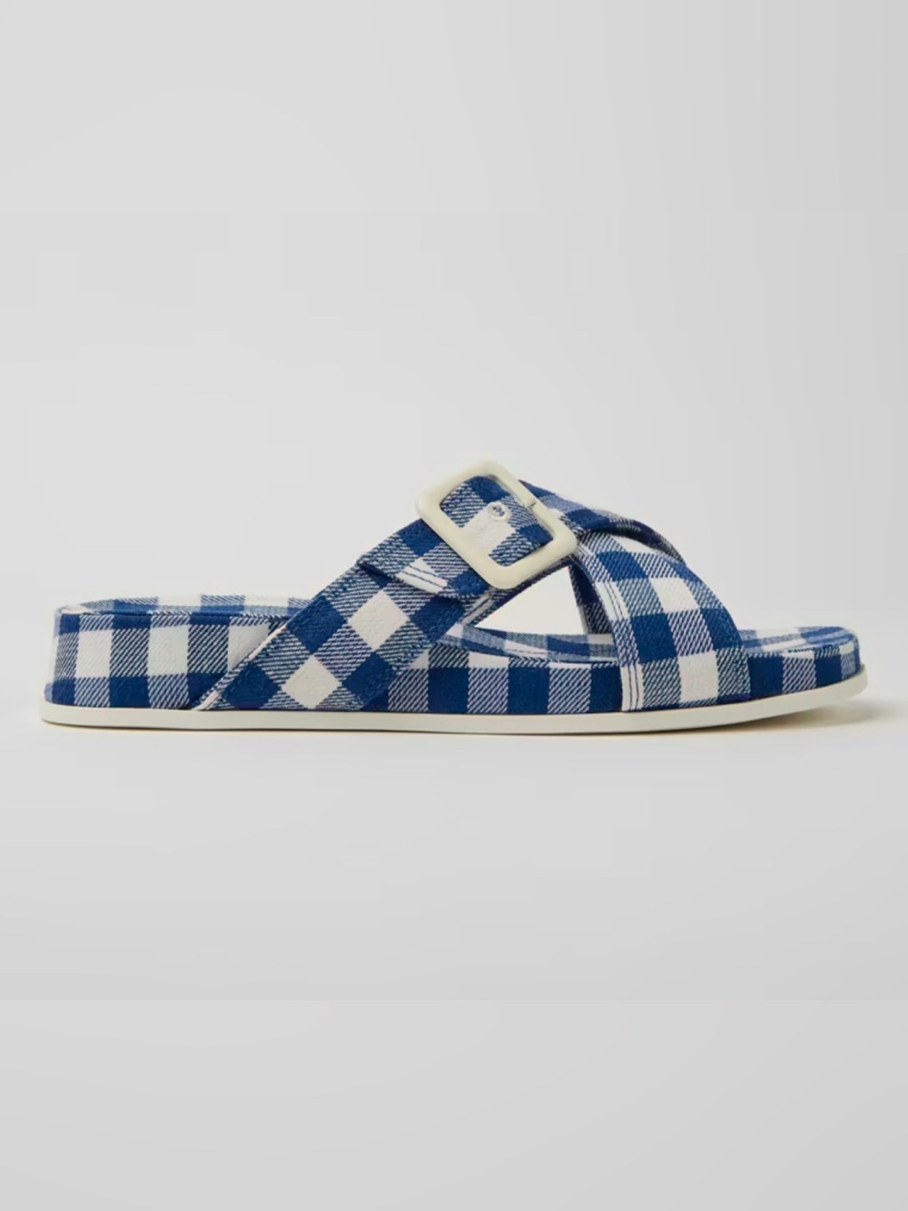 Campers Atonik Blue and white sandals for W 7 NWT